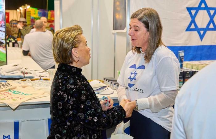 Grand Duchess Maria Teresa and her daughter-in-law Stéphanie take a charity world tour to the Bazar International Luxembourg