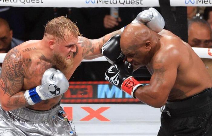 by judges' decision, Mike Tyson beaten by YouTuber Jake Paul