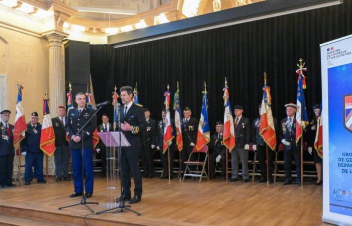 Pictures. Speeches for the feast of Sainte-Geneviève from the Meuse national gendarmerie in Bar-le-Duc