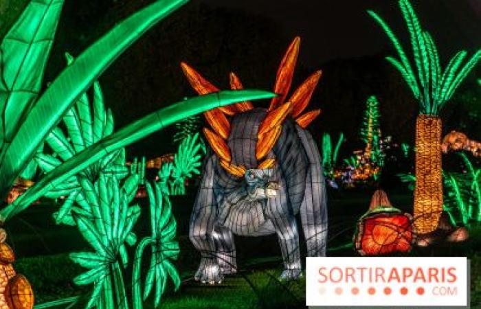 Jurassic in the process of illumination: the 2024-2025 festival of lights at the Jardin des Plantes – photos