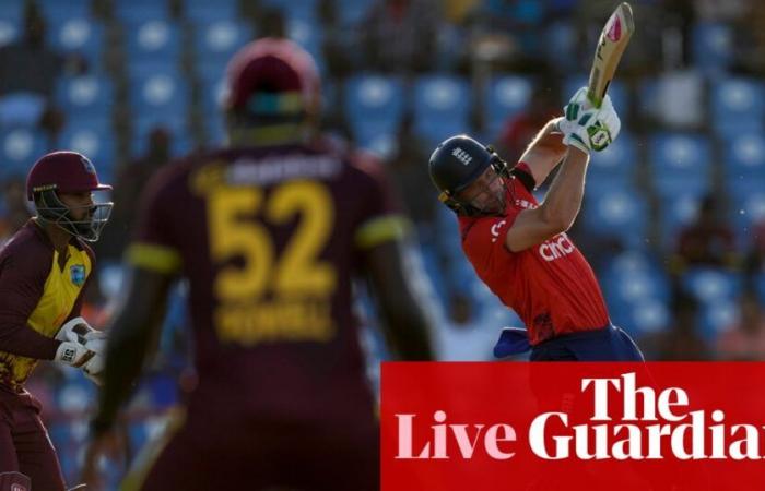 West Indies v England: fourth men’s T20 cricket international – live | West Indies cricket team