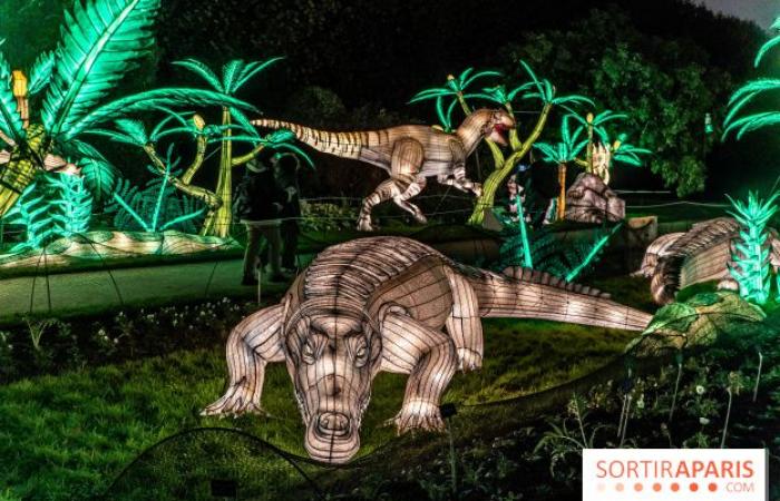 Jurassic in the process of illumination: the 2024-2025 festival of lights at the Jardin des Plantes – photos