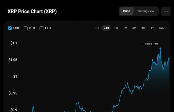 XRP Price Prediction for November 16