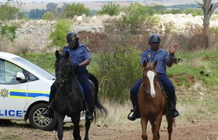 in South Africa, a standoff pits police against illegal miners around a mine believed to contain gold