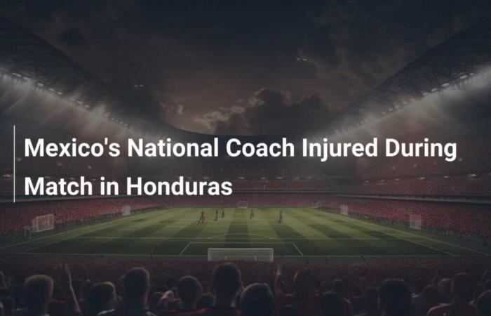 Mexico national coach injured during match in Honduras