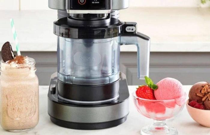 A delicious summer all year round with the Ninja ice cream machine at a reduced price during Black Friday