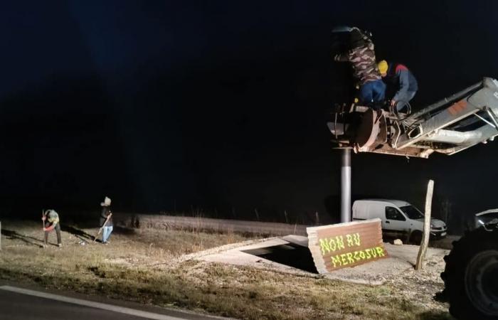 “We don’t want to see meat or cereals arriving at half price”, opposed to the Mercosur treaty, Doubs farmers cover dozens of radars