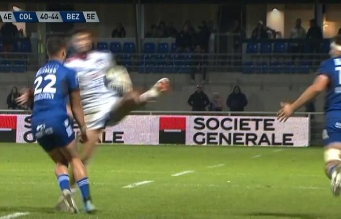 PRO D2. Genius Gabin Lorre proves once again that he has an incredible rugby IQ!