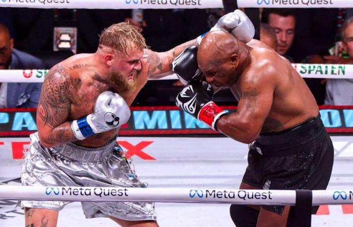 Boxing legend Mike Tyson loses the boxing match against Jake Paul