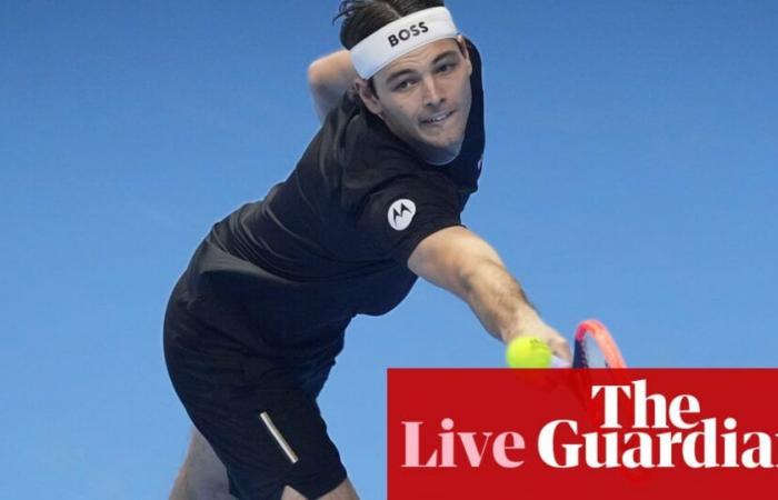 Alexander Zverev v Taylor Fritz: ATP Finals tennis semi-final – live | ATP Finals