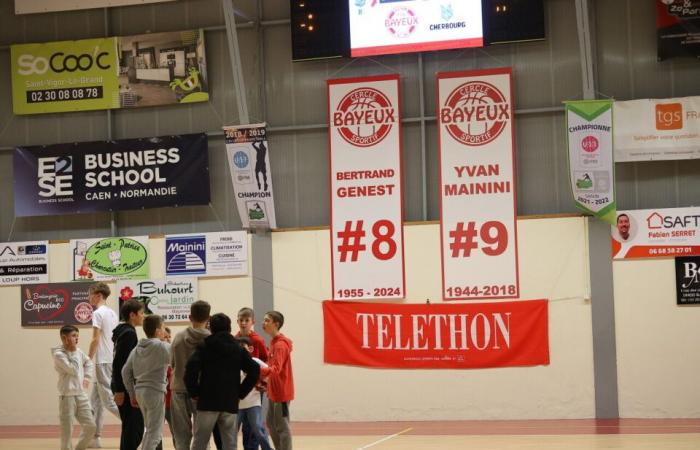 Despite its defeat against Cherbourg, a great celebration for CS Bayeux Basket