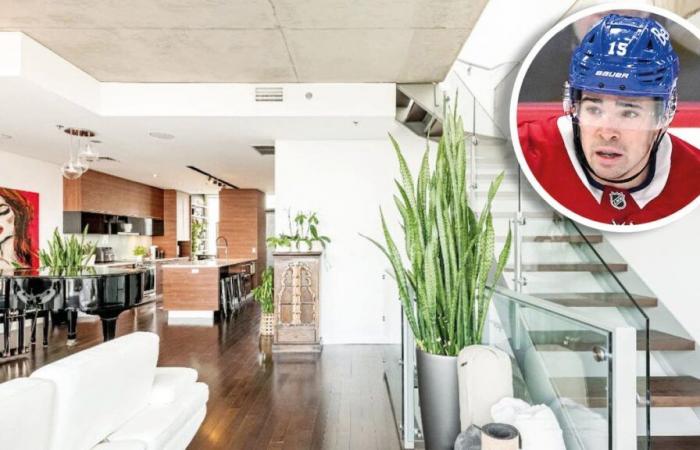 A Canadiens player treats himself to a three-story penthouse in the Cité du Multimédia