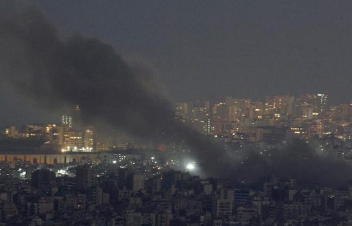 the Israeli army carried out intense air raids against the southern suburbs of Beirut