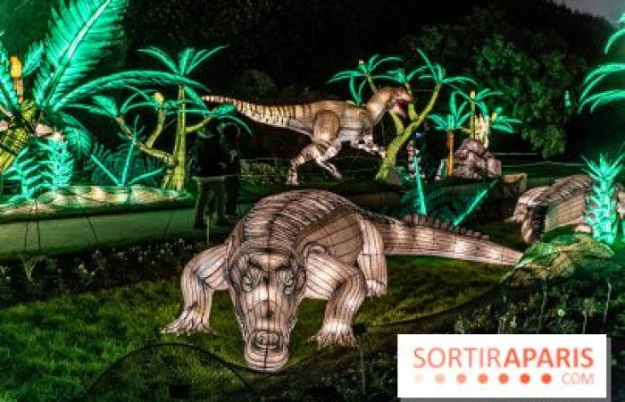 Jurassic in the process of illumination: the 2024-2025 festival of lights at the Jardin des Plantes – photos