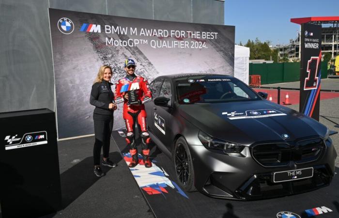 Francesco Bagnaia reports the BMW M Awards 2024