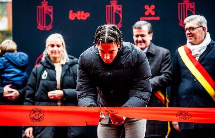 Axel Witsel on the occasion of the inauguration of the Belgian Red Court in Liège: “Yes, I am still available for the Red Devils”