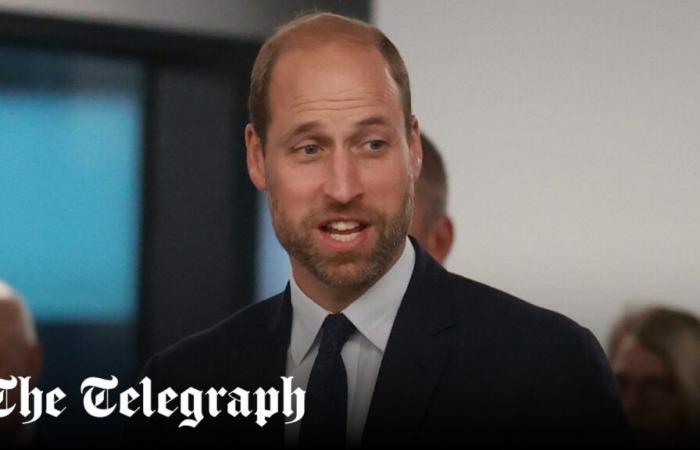 Prince William apologises in video to Ulster University lecturer for making students late