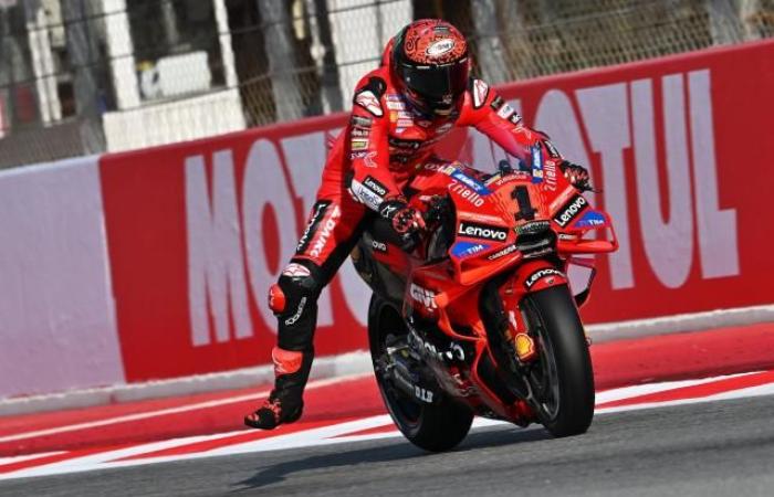 Francesco Bagnaia wins the sprint in Barcelona ahead of Enea Bastianini and Jorge Martin, and moves back to within 19 points of the Spaniard