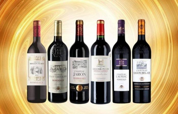 discover this box of 6 Bordeaux Gold Medals for less than 50 euros