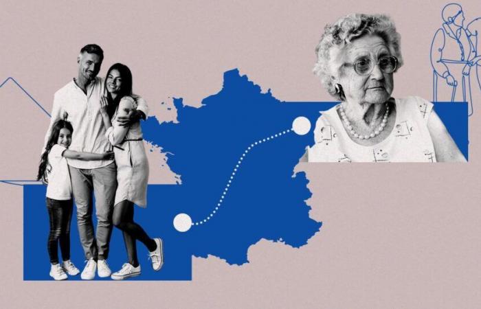 they cross France to visit their elderly parents