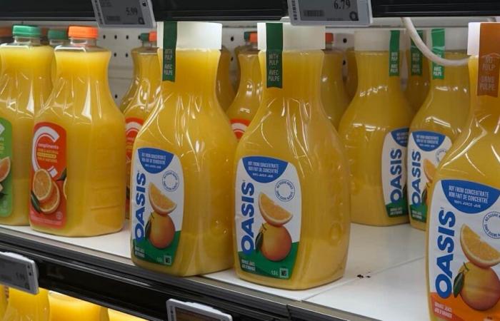 Orange juice 50% more expensive than in 2023