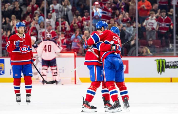 The Canadiens beat the Blue Jackets at the Bell Center