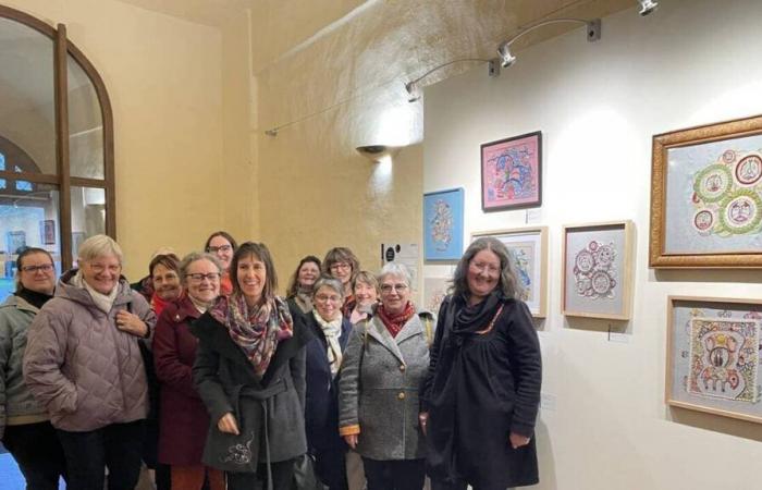 Works from the Laval museum inspire embroiderers from the Breton school of Pascal Jaouen