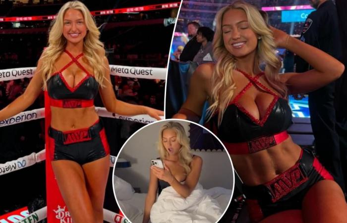 Ring girl Sydney Thomas speaks out on fame after Jake Paul-Mike Tyson fight