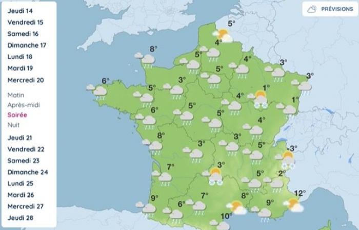 falling temperatures, rain… What will the weather be like this week?