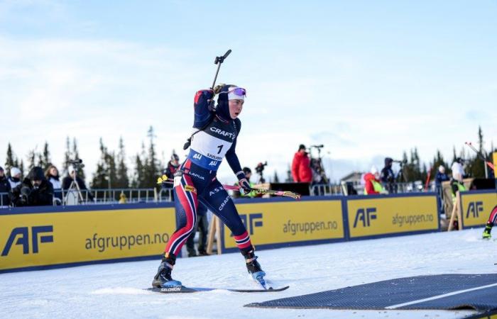 Biathlon | Sjusjøen: despite a scare on the last shot, Ingrid Landmark Tandrevold wins the mass start ahead of Maren Kirkeeide and Dorothea Wierer | Nordic Mag | No. 1 Biathlon