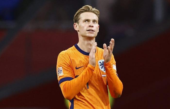 More rather worrying news from Frenkie de Jong with the Netherlands