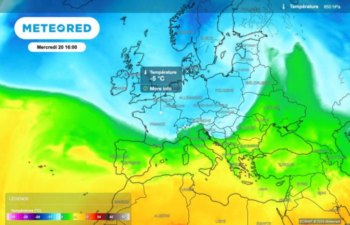 our maps confirm a sudden change in weather in the days to come! Cold and snow on the agenda?