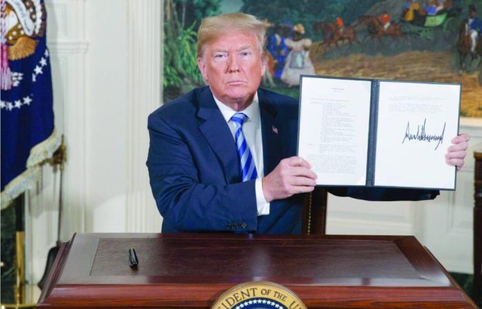 Trump prepared his decrees against Iran for his first day