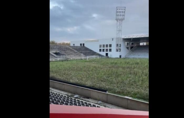 The sad images of the Costières stadium, the historic grounds of Nîmes, left abandoned