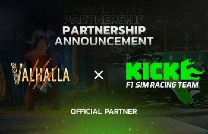 Floki's Valhalla partners with Sim Racing team KICK F1