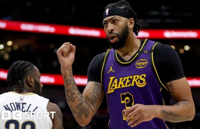 NBA round-up: Anthony Davis leads LA Lakers to fifth straight win