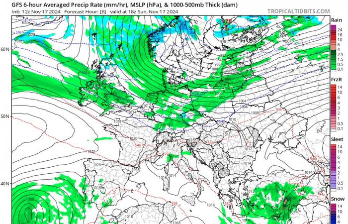 new update on the bad weather over the next few days 11/17/2024