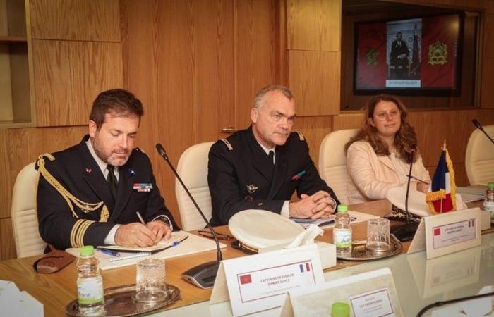 A French military arms delegation visiting Morocco