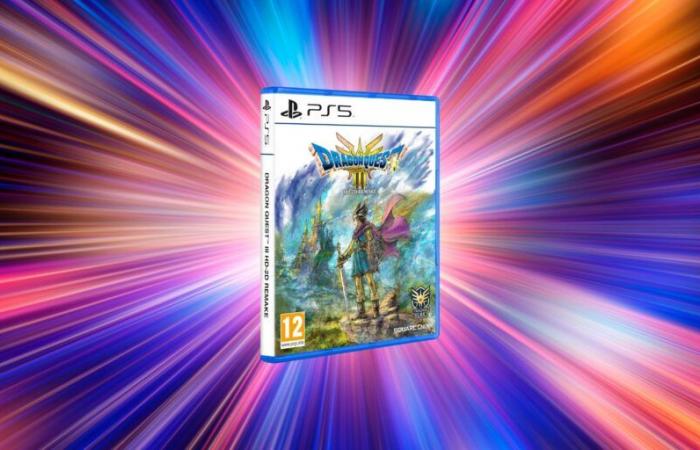 the Remake of the classic Dragon Quest III HD-2D on flash promo at Amazon