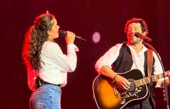 The Vaudoise Julie, 19 years old, makes her first Zénith with Patrick Bruel