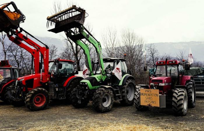 farmers mobilize in Isère against the Mercosur free trade agreement