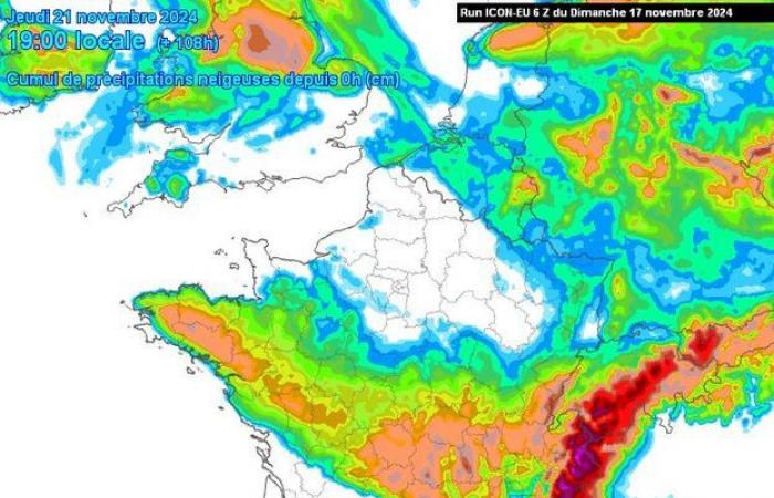 Snow could fall on the plains on Thursday in the north of France: maps to understand the situation