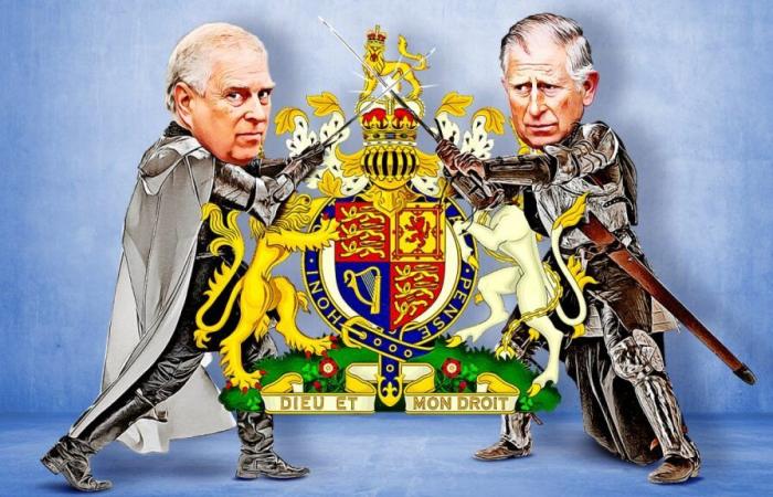 How King Charles and Prince Andrew’s relationship fell apart