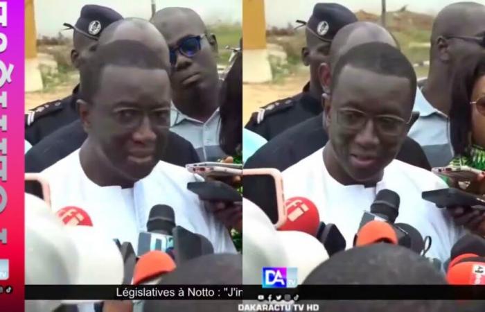 Hlm Grand Médine – Amadou Ba after his vote “there is a timid turnout, but our campaign is very successful…. »