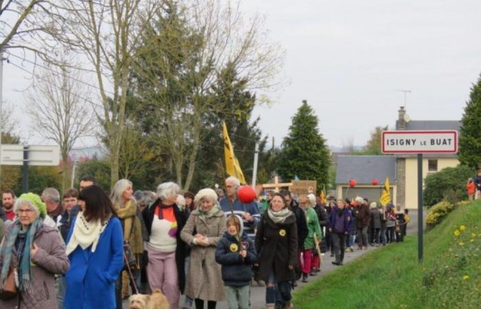 500 demonstrators against an extension of tomato greenhouses in the South Channel