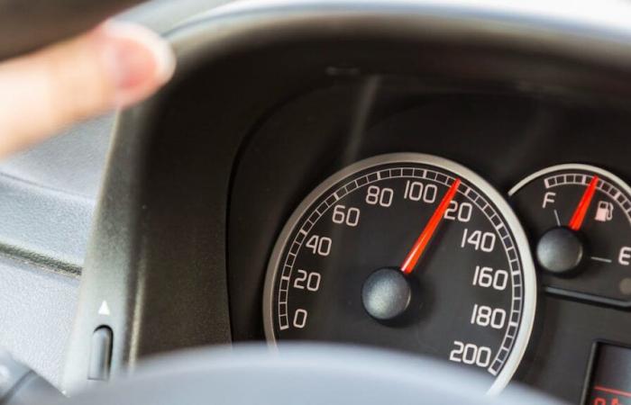 Does the speedometer show the actual speed of the vehicle?