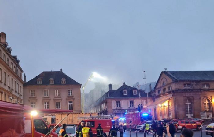 A TERRIBLE FIRE IN DOWNTOWN METZ