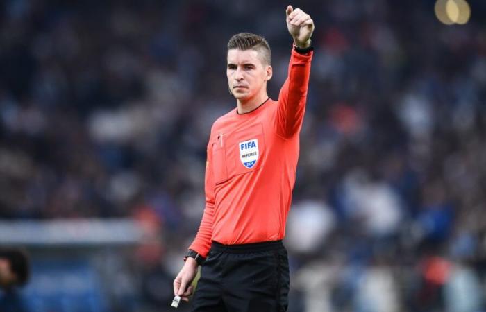 the reaction of François Letexier, crowned best referee of the competition