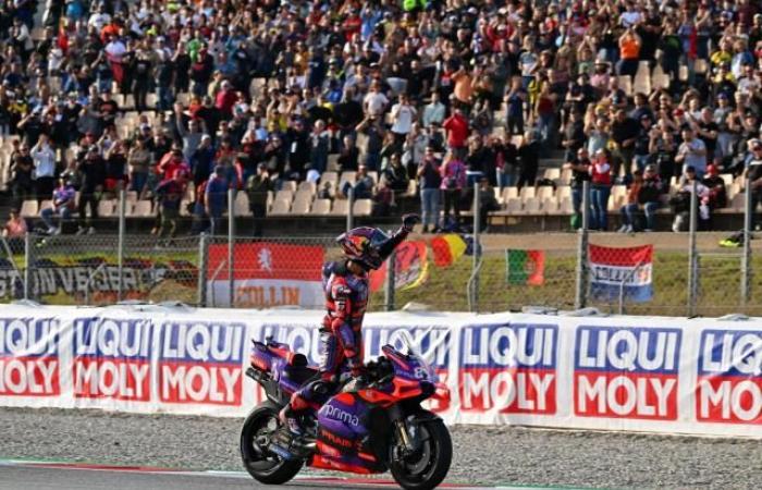 Jorge Martin MotoGP world champion despite Francesco Bagnaia's victory at the Barcelona GP