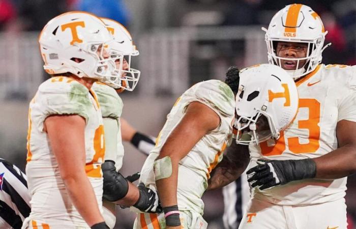 ESPN has Tennessee as first team out of College Football Playoff